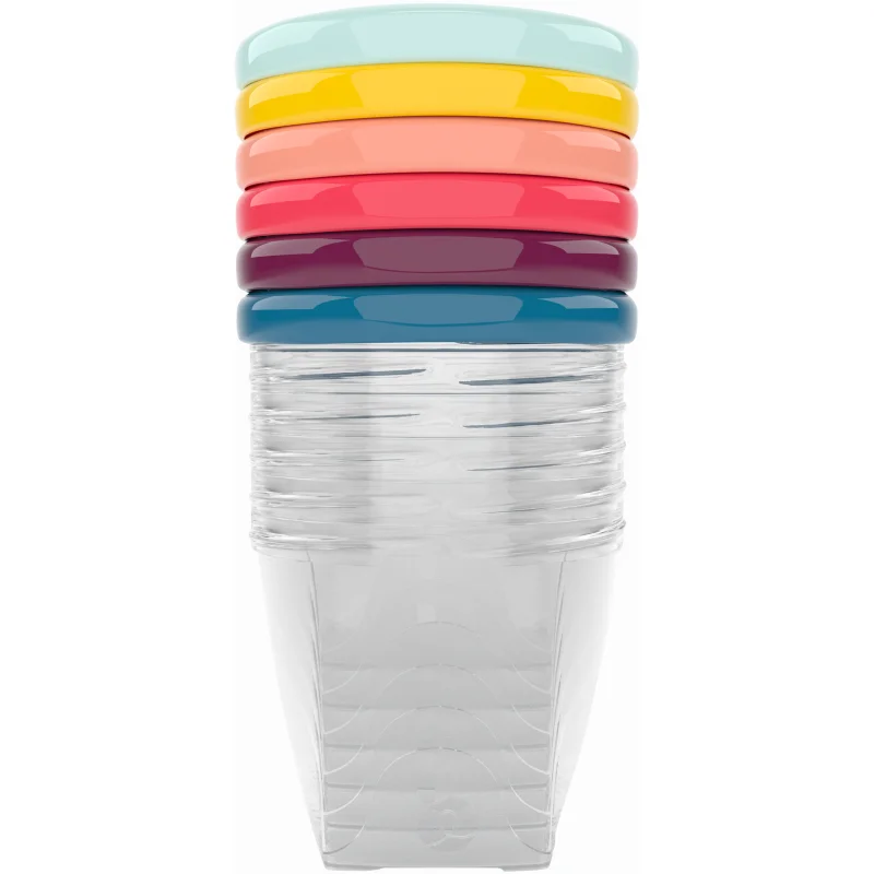 Babymoov Bowls Multicolor купичка с капачка 6x - За деца - Сравни цени от 1 магазин с безплатна доставка