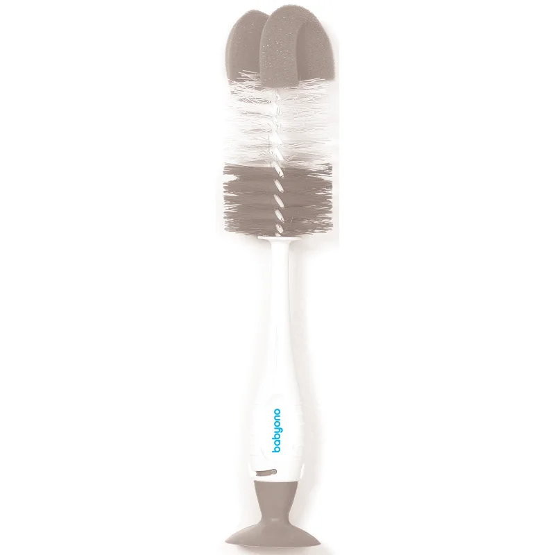 BabyOno Take Care Brush for Bottles and Teats четка за почистване 2 в 1 Grey - За деца - Сравни цени от 1 магазин с безплатна доставка