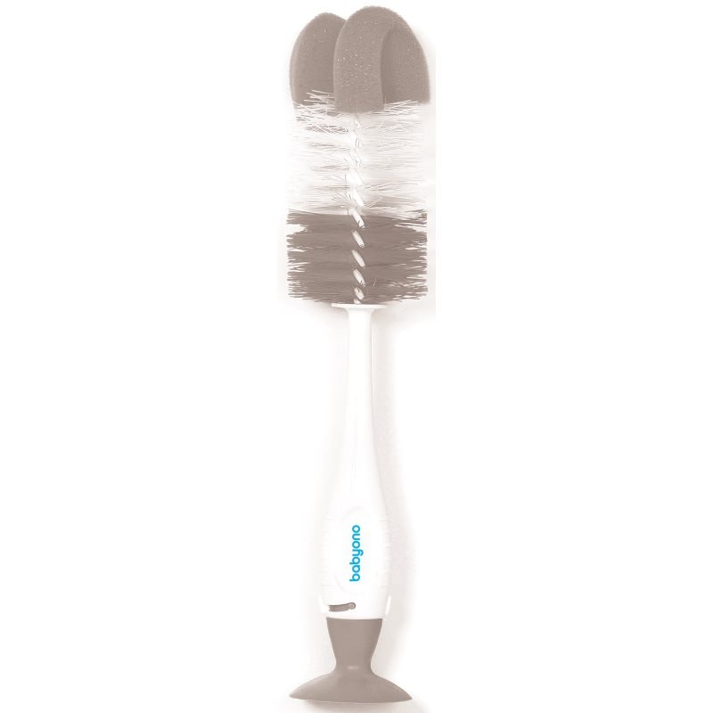 BabyOno Take Care Brush for Bottles and Teats четка за почистване 2 в 1 Grey - Грижа за коса - Сравни цени от 1 магазин с безплатна доставка