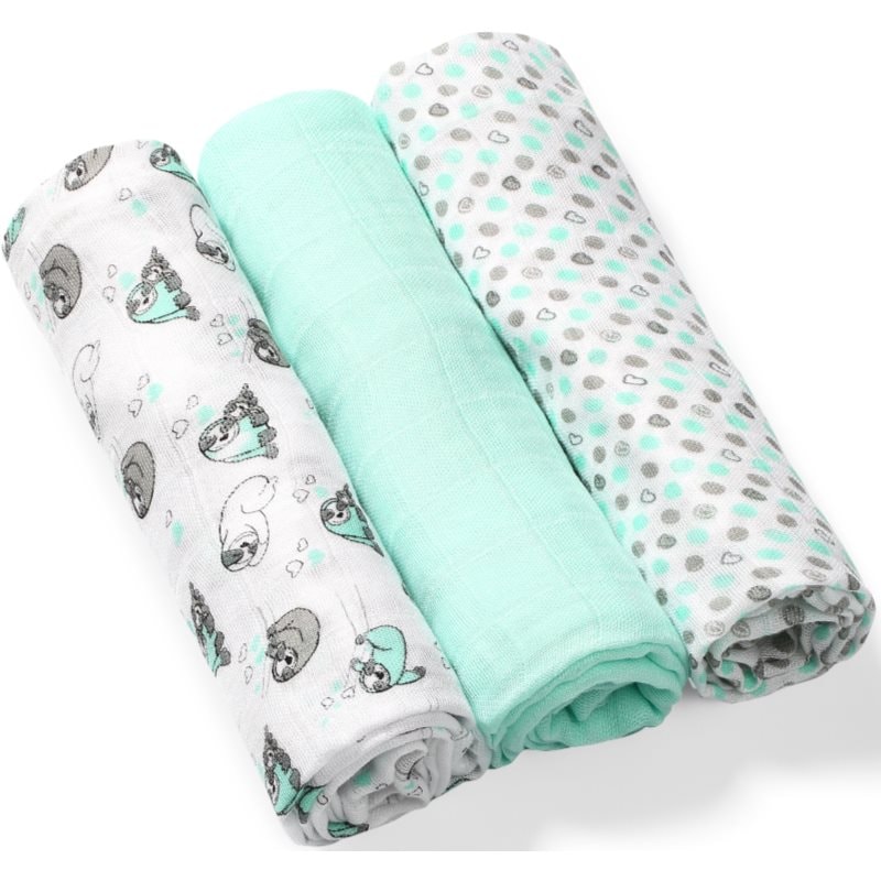 BabyOno Take Care Natural Diapers пелени от плат 70 x 70 cm Mint - Грижа за лице - Сравни цени от 1 магазин с безплатна доставка