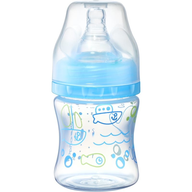 BabyOno Baby Bottle бебешко шише против колики 0m+ Blue - За деца - Сравни цени от 1 магазин с безплатна доставка