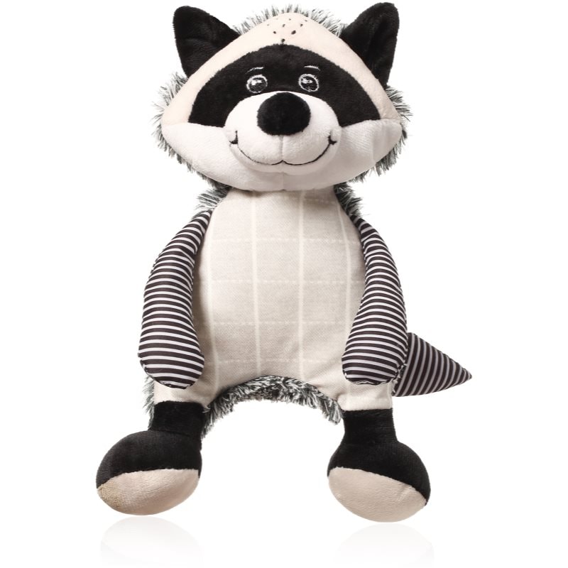 BabyOno Rattle Toy Rocky Racoon интерактивна плюшена играчка 25x13 cm - За деца - Сравни цени от 1 магазин с безплатна доставка