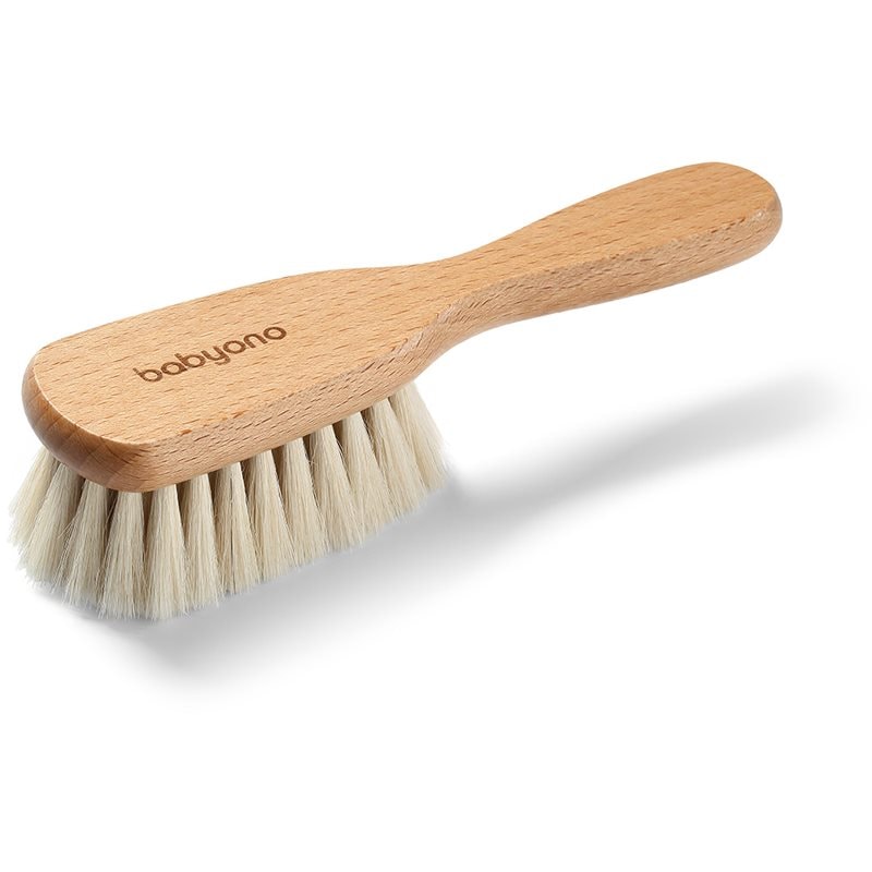 BabyOno BabyOno Take Care Brush with Natural Bristles Четка за коса за деца от раждането им 1 бр. - Унисекс парфюм - Сравни цени от 1 магазин с безплатна доставка