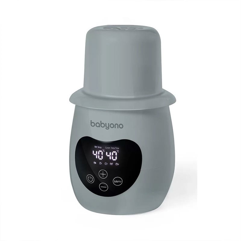 BabyOno Get Ready Electronic Bottle Warmer and Steriliser Многофункционален нагревател за бебешки бутилки Grey - Електроуред - Сравни цени от 1 магазин с безплатна доставка