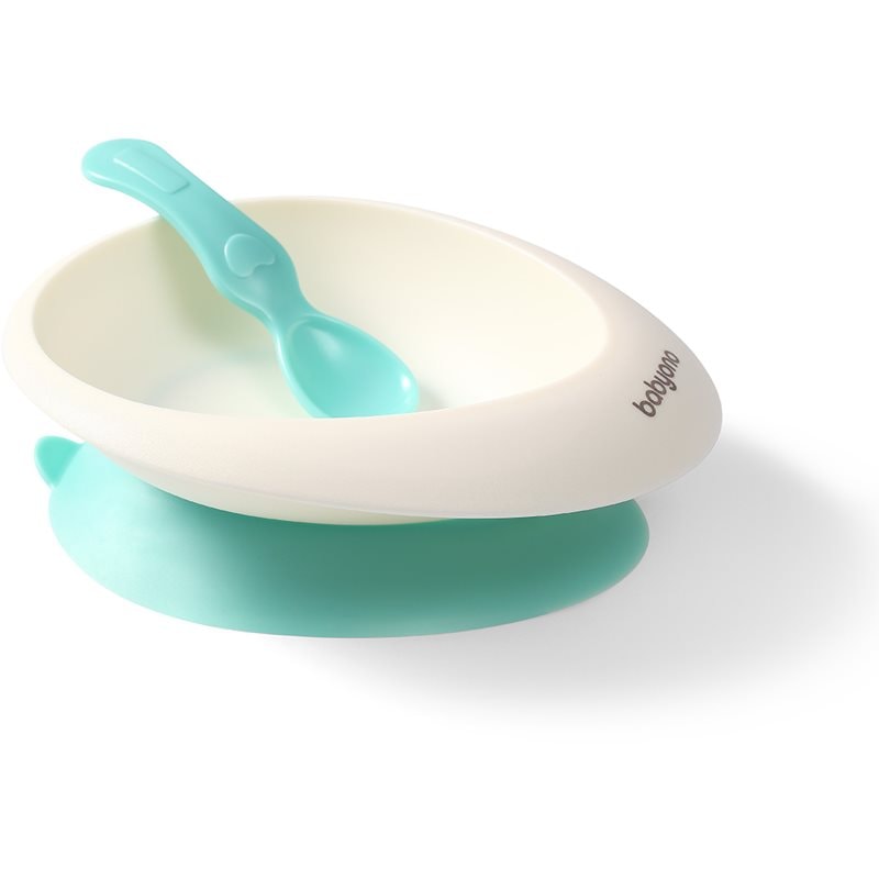 BabyOno Be Active Bowl with a Spoon комплект за хранене Mint 6 m+ - За деца - Сравни цени от 1 магазин с безплатна доставка