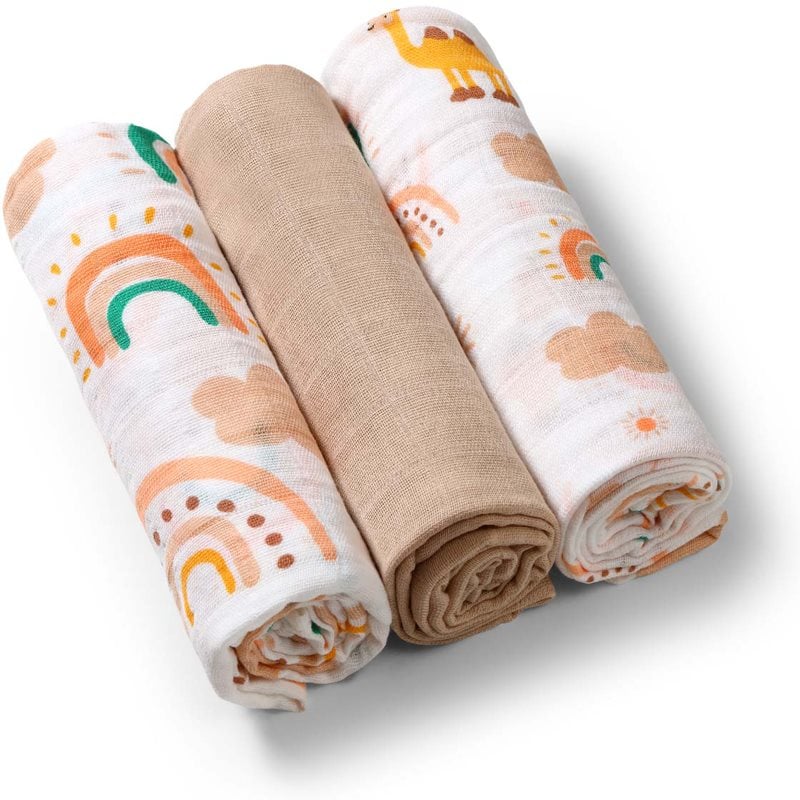 BabyOno Take Care Muslin Diapers пелени от плат Beige
