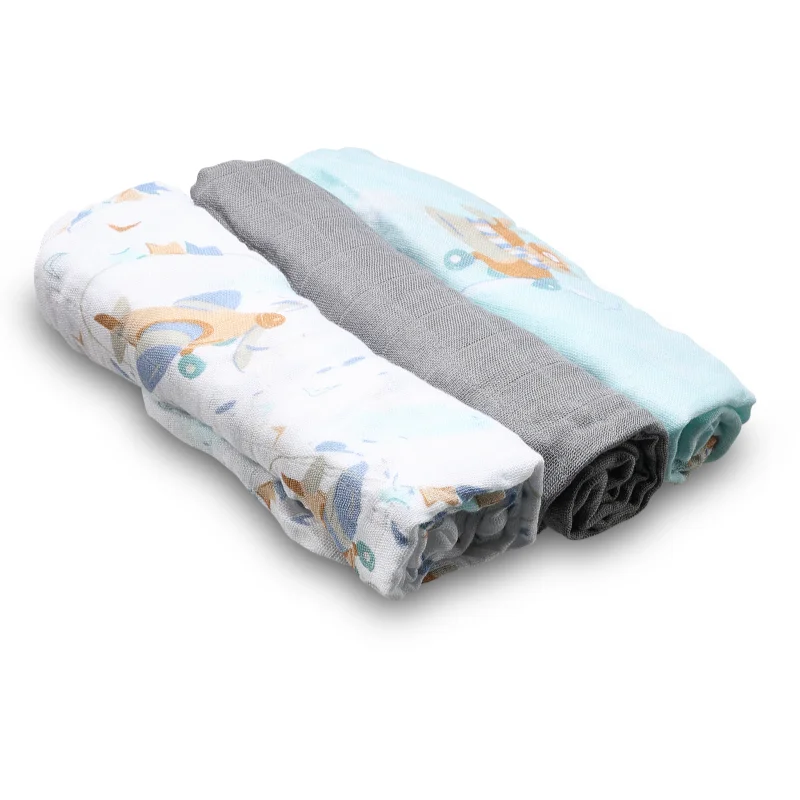 BabyOno Natural Bamboo Diapers Blue-Grey пелени от плат 70x70 cm - За деца - Сравни цени от 1 магазин с безплатна доставка