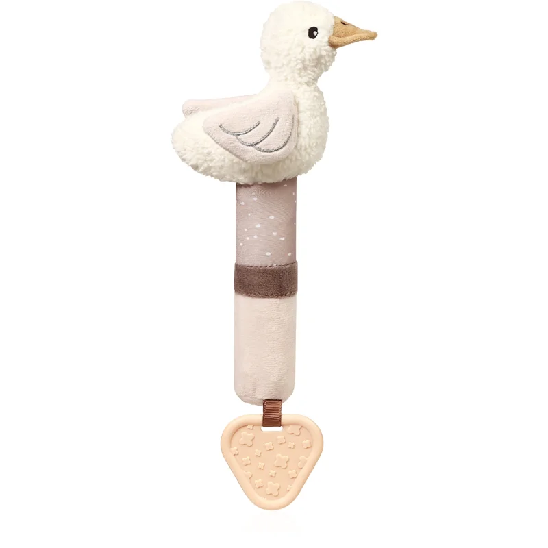 BabyOno Goose Zoe 3m+ писукаща играчка с гризалка - За деца - Сравни цени от 1 магазин с безплатна доставка