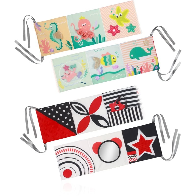 BabyOno Reversible Sensory Cloth Book 0m+ контрастна образователна книжка Under the Sea - За деца - Сравни цени от 1 магазин с безплатна доставка