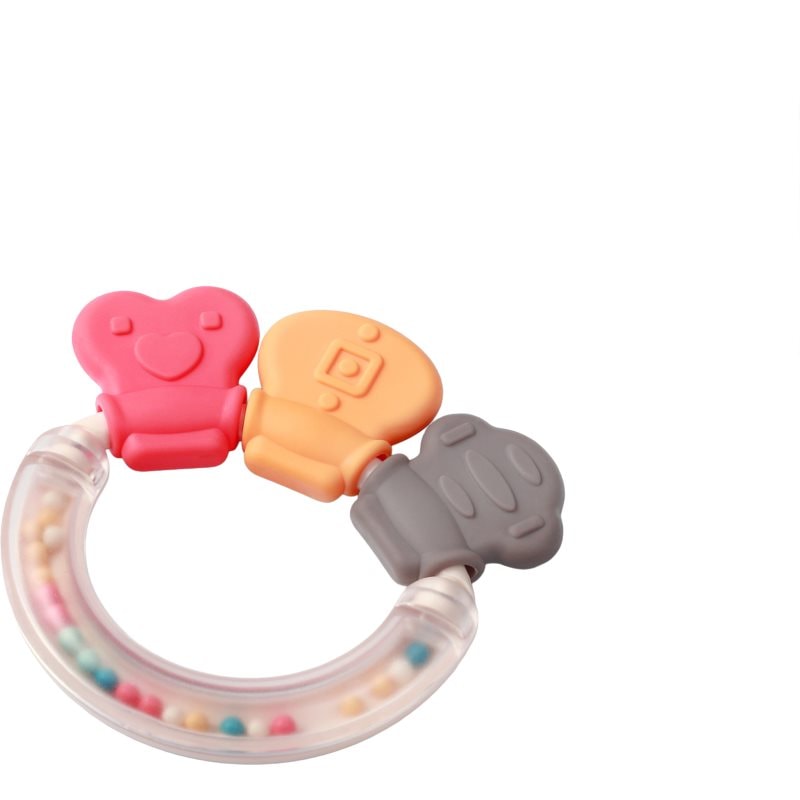 BabyOno Rattle With Teether 3m+ гризалка с дрънкалка Shapes - За деца - Сравни цени от 1 магазин с безплатна доставка