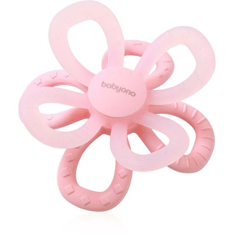 BabyOno Silicone Teether Flower гризалка Pink - За деца - Сравни цени от 1 магазин с безплатна доставка