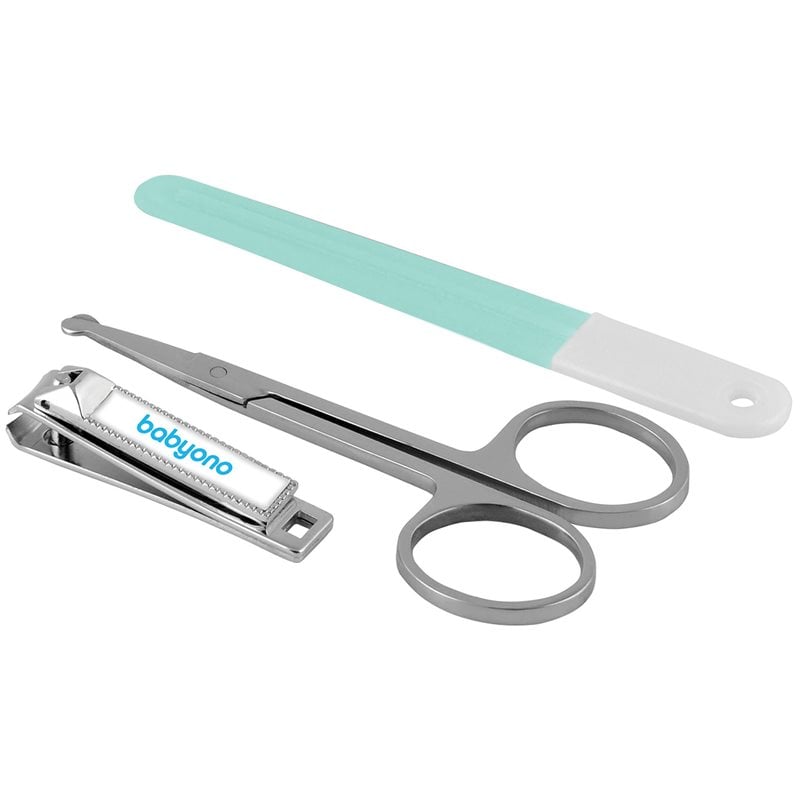 BabyOno Take Care Nail Care комплект за маникюр за деца Mint