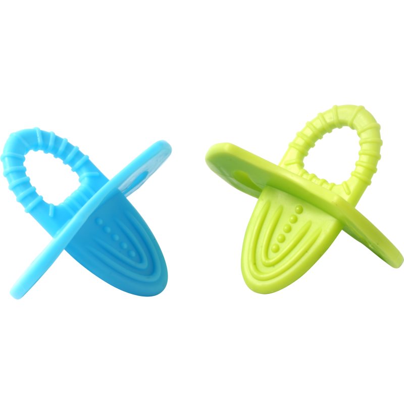BabyOno Teether гризалка 3m+ Blue + Green - За деца - Сравни цени от 1 магазин с безплатна доставка