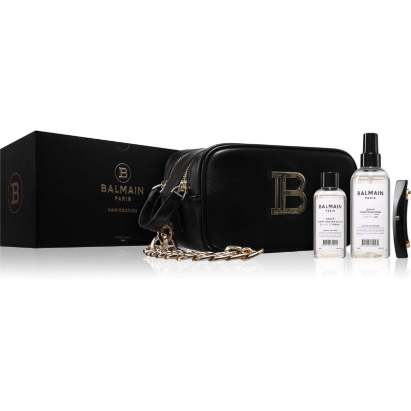 Balmain Hair Couture Toiletry Bag Black Gold подаръчен комплект за жени - Комплект - Сравни цени от 1 магазин с безплатна доставка