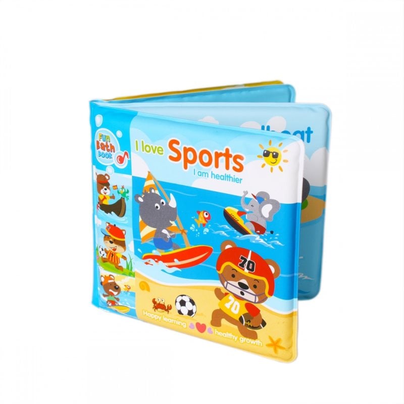 Bam-Bam Bath Book книжка за вода 6m+ Sports