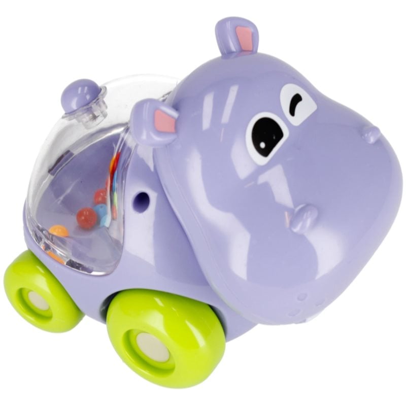 Bam-Bam Rattle дрънкалка 6m+ Cartoon Slide Car
