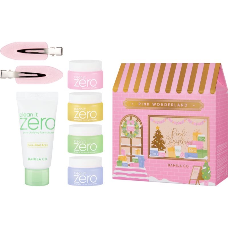 Banila Co. clean it zero Pink Wonderland Special Set коледен подаръчен комплект за перфектно почистена кожа