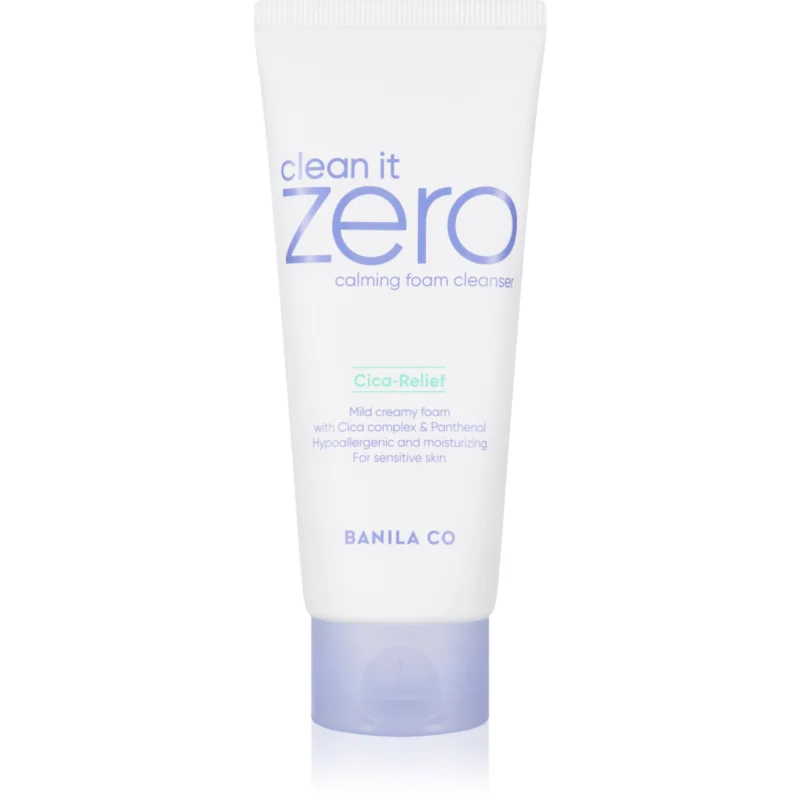 Banila Co. clean it zero calming почистваща пяна-крем за успокояване и подсилване на чувствителната кожа