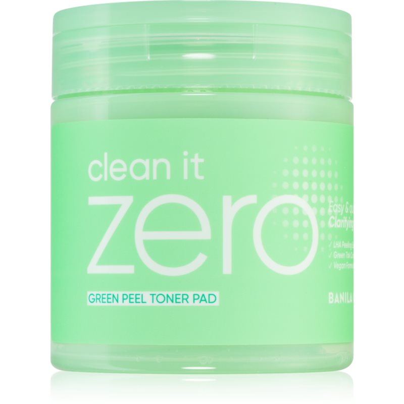 Banila Co. Banila Co. clean it zero Green Peel Toner Pad ексфолиращи тампони за лице за мазна и проблемна кожа 70 бр. - Унисекс парфюм - Сравни цени от 1 магазин с безплатна доставка