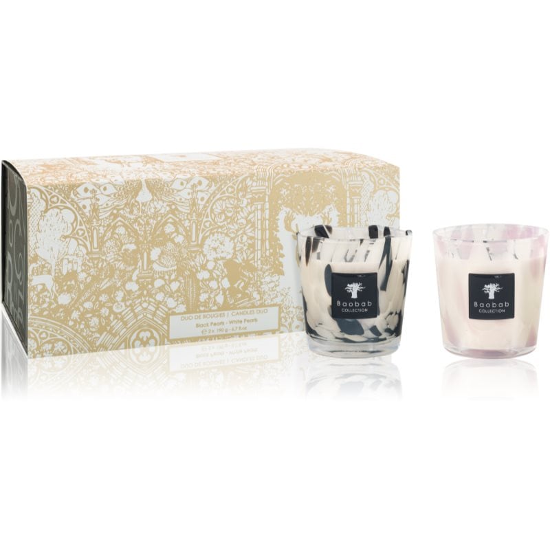 Baobab Collection Pearls Candle Duo подаръчен комплект