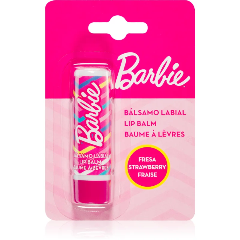 Barbie Lip Balm Strawberry балсам за устни с аромат на ягода за деца