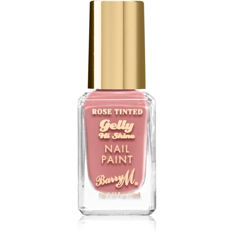 Barry M Gelly Hi Shine Rose Tinted лак за нокти