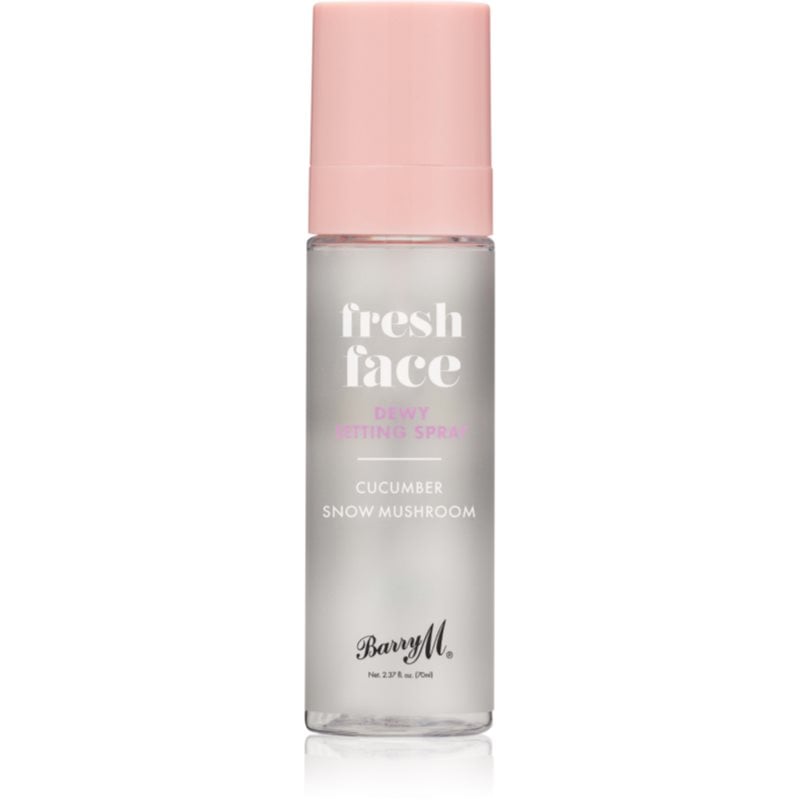 Barry M Fresh Face спрей за фиксация Cucumber & Snow Mushroom