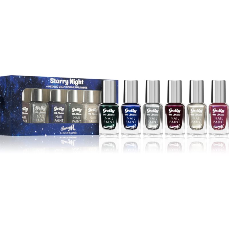 Barry M Gelly Hi Shine Starry Night комплект лак за нокти - Комплект - Сравни цени от 1 магазин с безплатна доставка