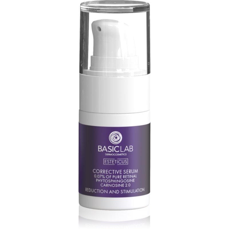 BasicLab BasicLab Dermocosmetics Esteticus изглаждащ серум да уеднакви цвета на кожата 0.07% Pure Retinal - Унисекс парфюм 30мл - Сравни цени от 1 магазин с безплатна доставка