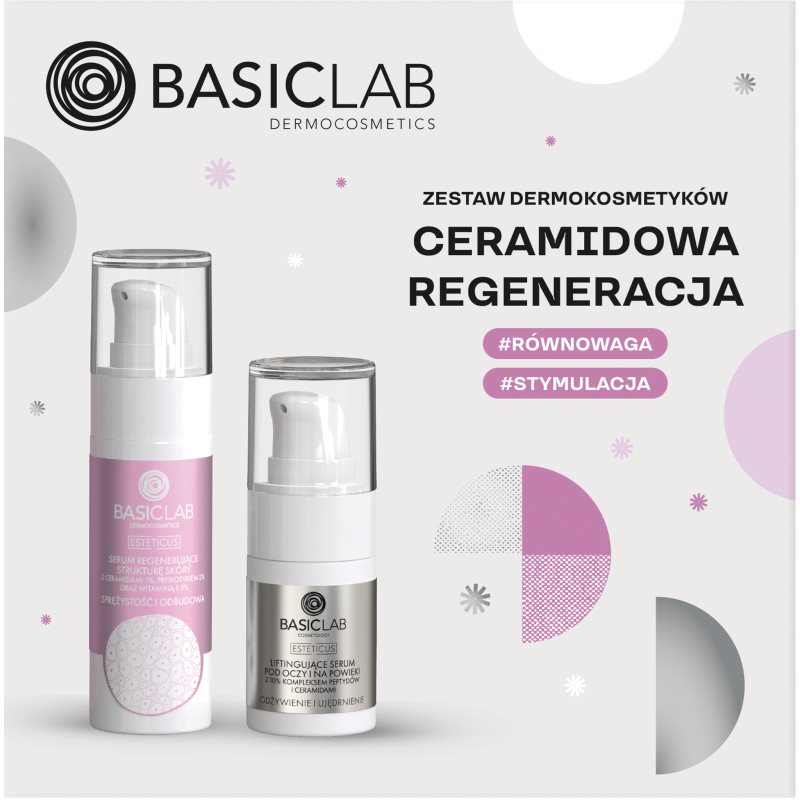 BasicLab BasicLab Dermocosmetics Ceramide Regeneration подаръчен комплект за регенериране на кожата - Унисекс парфюм - Сравни цени от 1 магазин с безплатна доставка