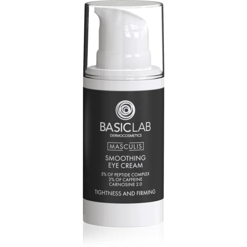 BasicLab Dermocosmetics Masculis изглаждащ и стягащ крем за околоочната зона за мъже