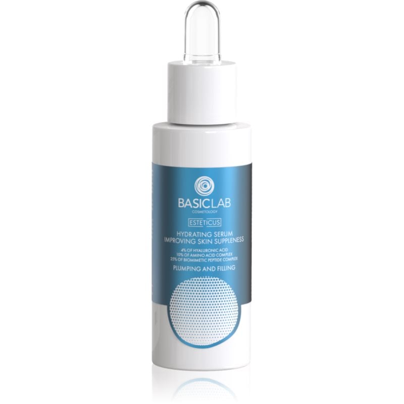 BasicLab Cosmetology Esteticus запълващ серум с хидратиращ ефект 4% Hyaluronic Acid