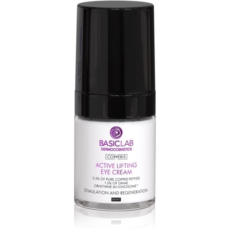 BasicLab Dermocosmetics Copperis лифтинг крем за околоочната зона за нощ
