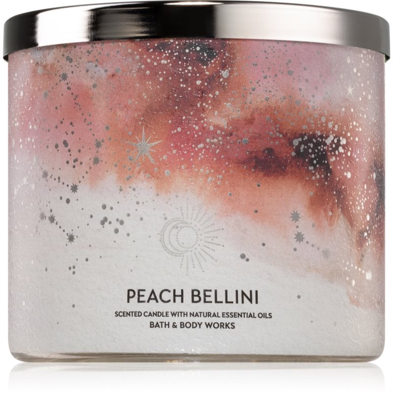Bath & Body Works Peach Bellini ароматна свещ 411 гр.
