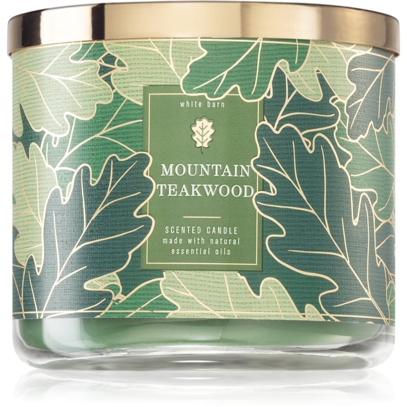 Bath & Body Works Mountain Teakwood ароматна свещ 411 гр.