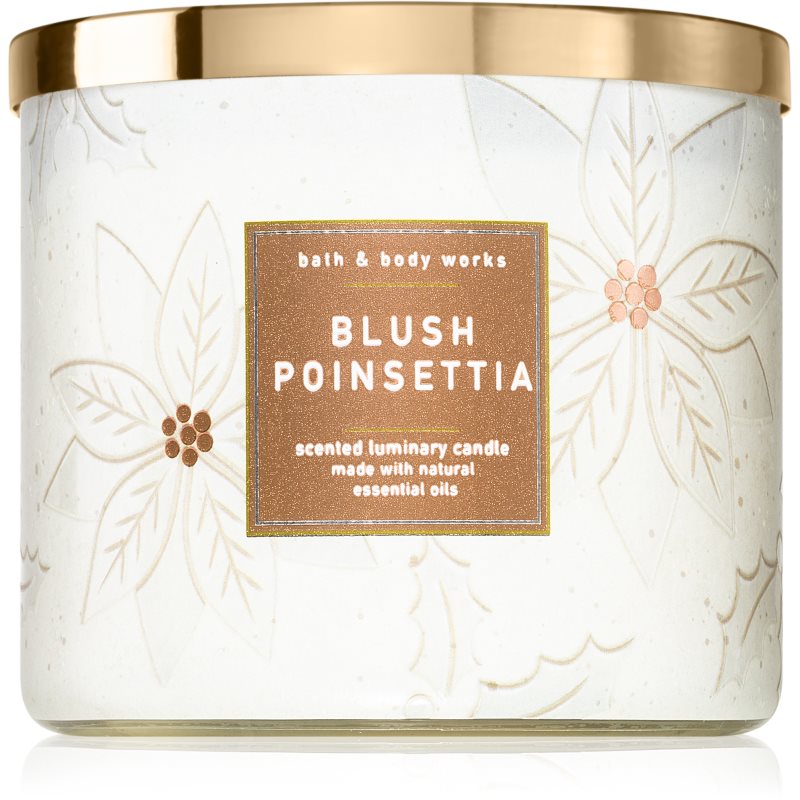 Bath & Body Works Blush Poinsettia ароматна свещ - Аромат - Сравни цени от 1 магазин с безплатна доставка