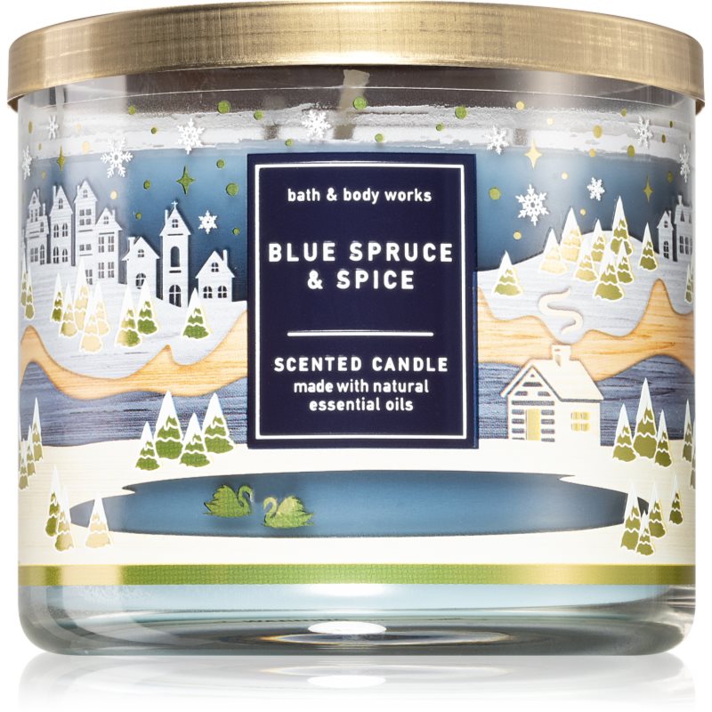 Bath & Body Works Blue Spruce & Spice ароматна свещ 411 гр. - Аромат - Сравни цени от 1 магазин с безплатна доставка