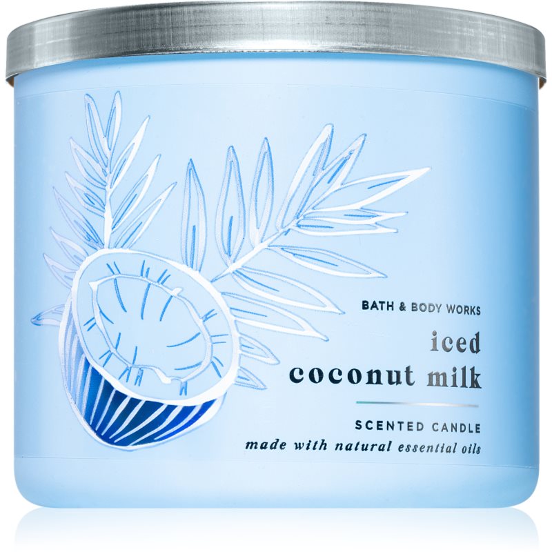Bath & Body Works Iced Coconut Milk ароматна свещ 411 гр. - Аромат - Сравни цени от 1 магазин с безплатна доставка