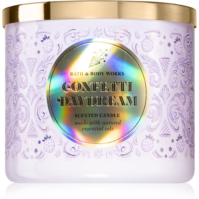 Bath & Body Works Confetti Daydream ароматна свещ 411 гр. - Аромат - Сравни цени от 1 магазин с безплатна доставка