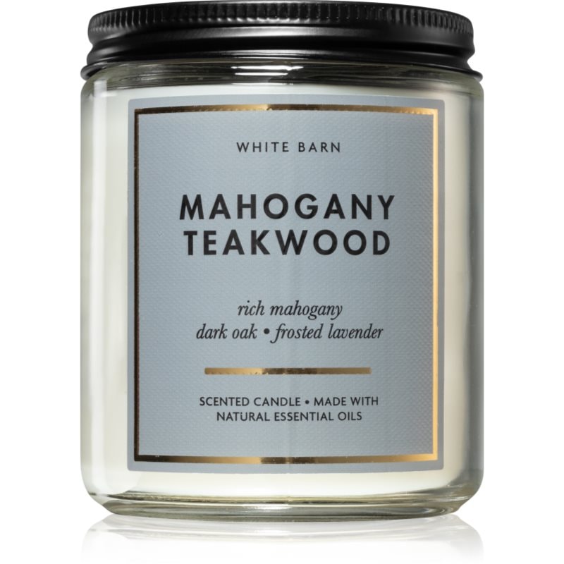Bath & Body Works Mahogany Teakwood ароматна свещ 198 гр. - Аромат - Сравни цени от 1 магазин с безплатна доставка