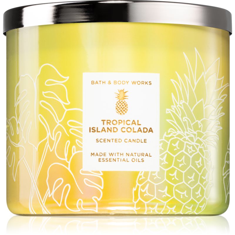 Bath & Body Works Tropical Island Colada ароматна свещ 411 гр. - Аромат - Сравни цени от 1 магазин с безплатна доставка