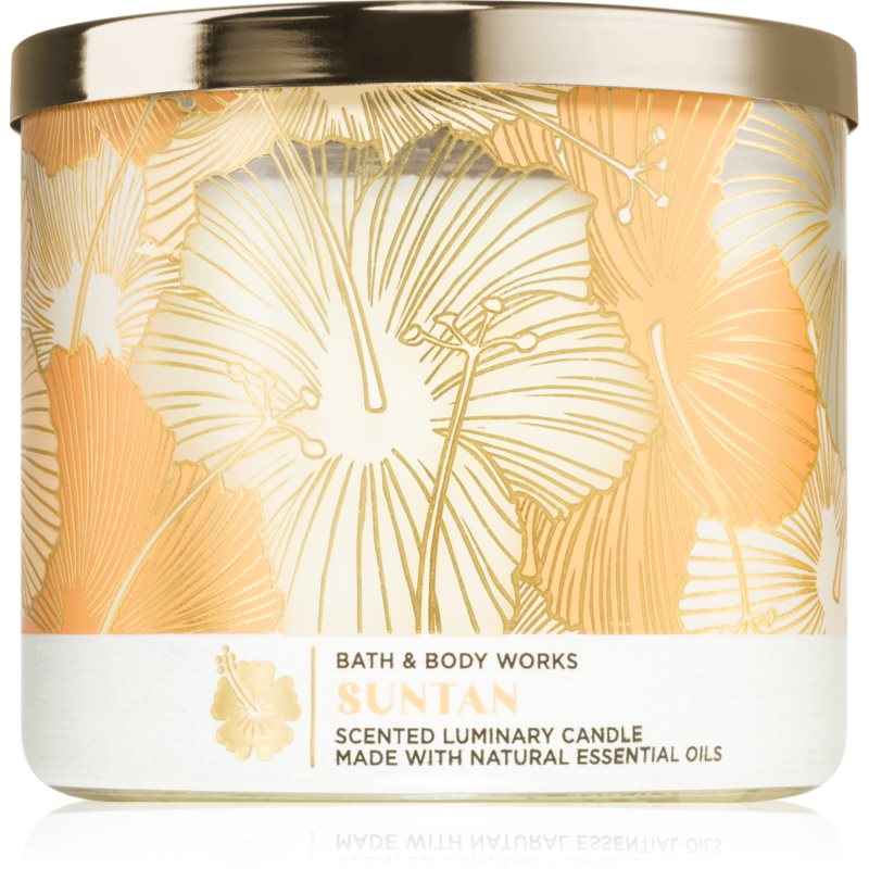 Bath & Body Works Bath & Body Works Suntan ароматна свещ 411 гр. - Унисекс парфюм 411мл - Сравни цени от 1 магазин с безплатна доставка