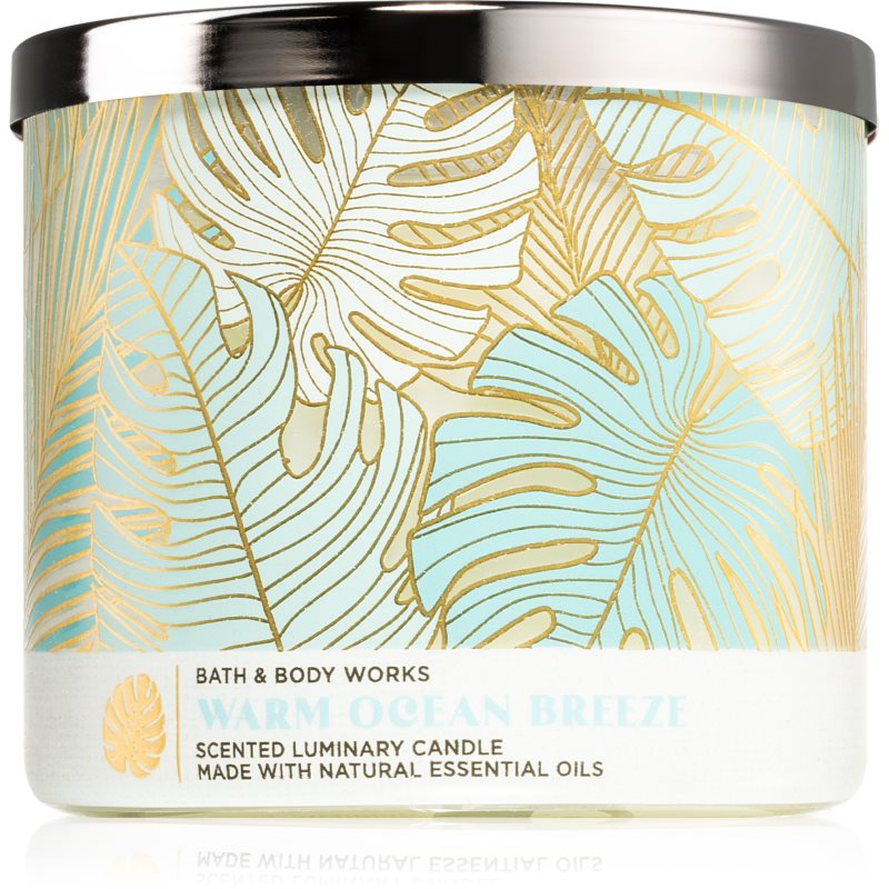Bath & Body Works Warm Ocean ароматна свещ 411 гр. - Аромат - Сравни цени от 1 магазин с безплатна доставка