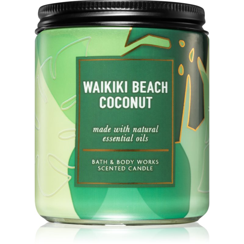 Bath & Body Works Waikiki Beach Coconut ароматна свещ 198 гр. - Аромат - Сравни цени от 1 магазин с безплатна доставка