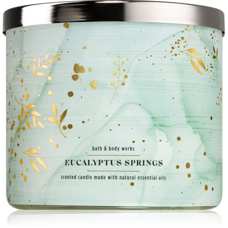 Bath & Body Works Eucalyptus Springs ароматна свещ I. 411 гр. - Аромат - Сравни цени от 1 магазин с безплатна доставка