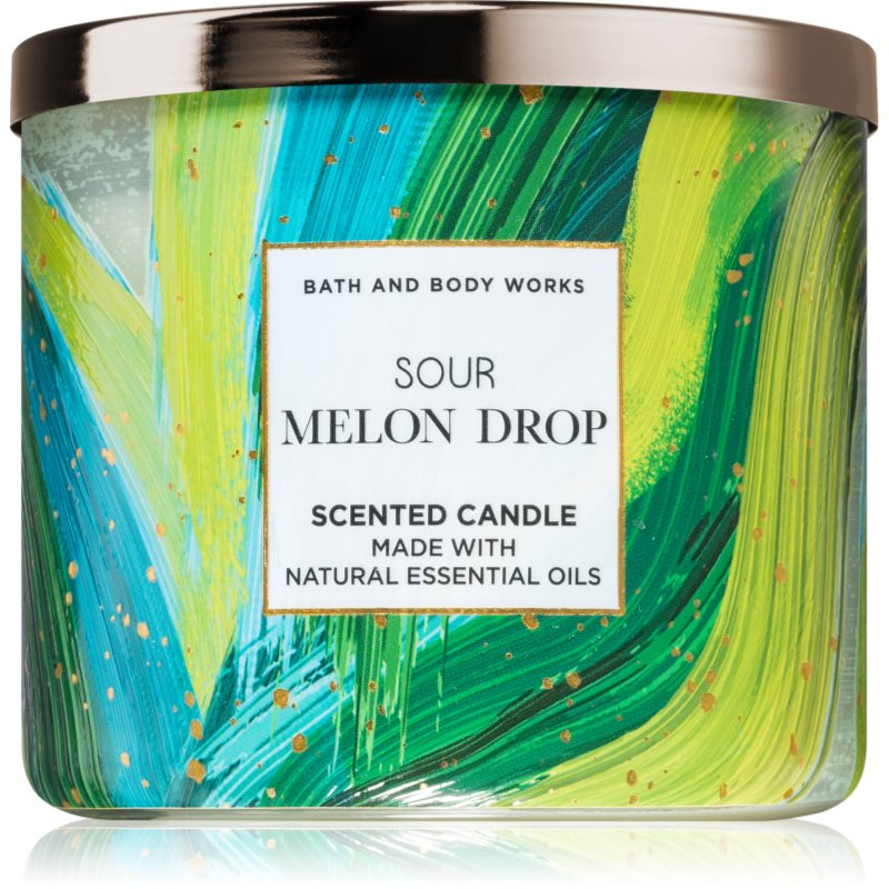 Bath & Body Works Sour Melon Drop ароматна свещ 411 гр. - Аромат - Сравни цени от 1 магазин с безплатна доставка
