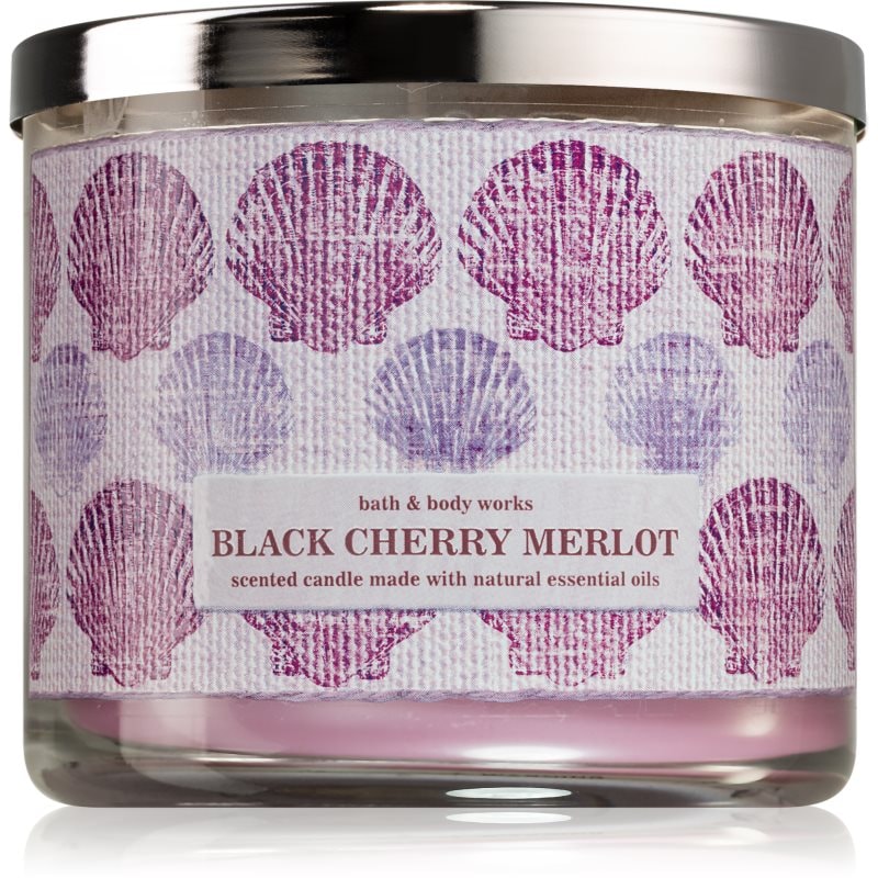 Bath & Body Works Black Cherry Merlot ароматна свещ II. 411 гр. - Аромат - Сравни цени от 1 магазин с безплатна доставка