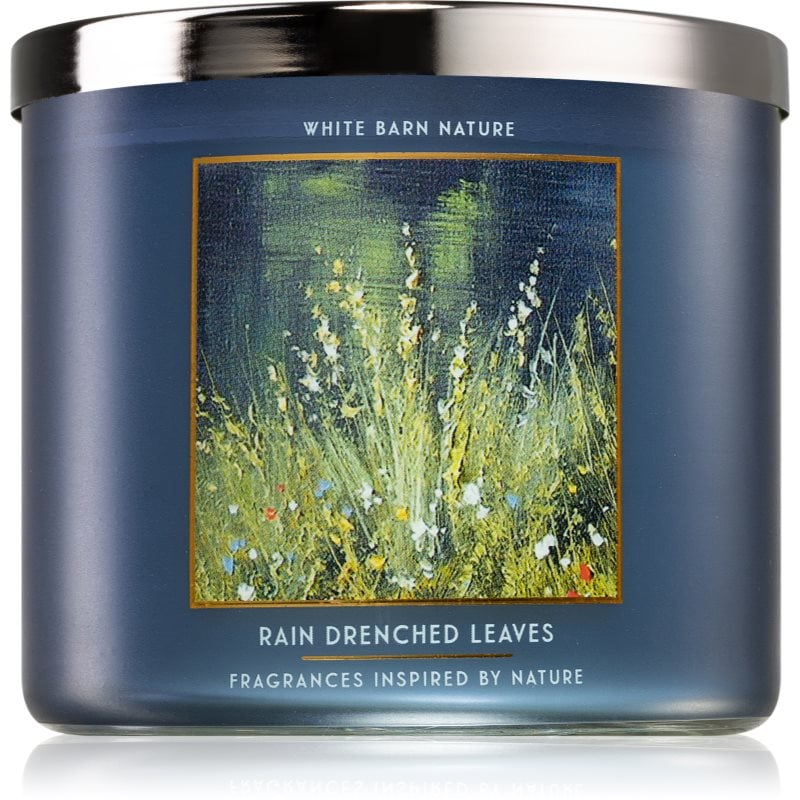 Bath & Body Works Rain Drenched Leaves ароматна свещ 411 гр.