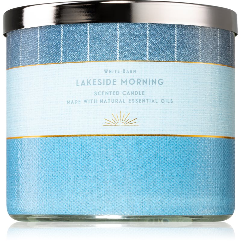 Bath & Body Works Bath & Body Works Lakeside Morning ароматна свещ с есенциални масла 411 гр. - Унисекс парфюм 411мл - Сравни цени от 1 магазин с безплатна доставка