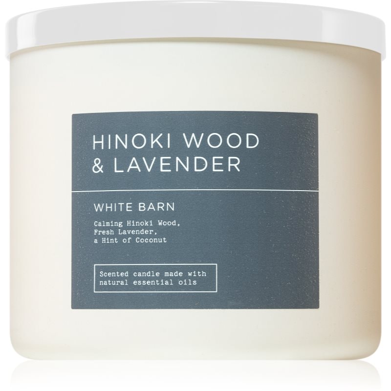 Bath & Body Works Hinoki Wood & Lavender ароматна свещ 411 гр. - Аромат - Сравни цени от 1 магазин с безплатна доставка